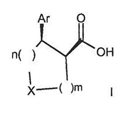 Imagen de la patente PROCESO PARA PREPARAR ACIDOS BETA-ARIL O HETEROARIL-CARBOXILICOS CICLICOS ENANTIOMERICAMENTE ENRIQUECIDOS.