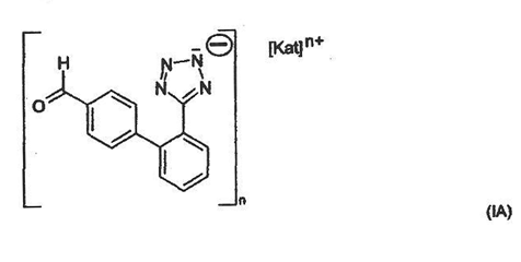 Imagen de la patente SALES METALICAS DE 2'-(1H-TETRAZOL-5-IL)-1,1'-BIFENIL-4-CARBOXALDEHIDO.