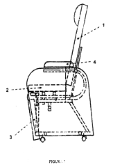 Imagen de la patente SILLA RECLINABLE.