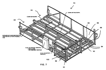 Imagen de la patente SISTEMA DE ALIMENTACION DE LINEA CON CARRO SEPARADOR.