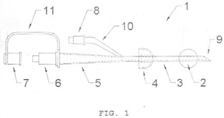 Imagen de la patente SONDA MEJORADA PARA ALIMENTACION POR GASTROSTOMIA CON SISTEMA DE FIJACION INTERNA, FIJO, Y EXTERNA, MOVIL