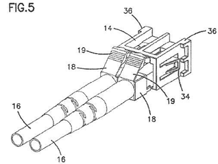 Imagen de la patente SOPORTE DE CONECTOR DE FIBRA OPTICA.