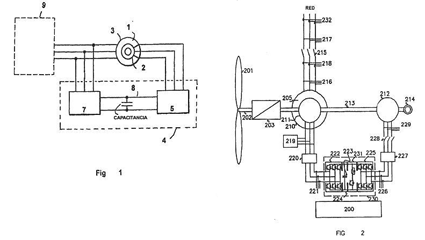 Imagen de la patente TURBINA EOLICA DE VELOCIDAD VARIABLE QUE TIENE UNA MAQUINA EXCITADORA Y UN CONVERTIDOR DE POTENCIA NO CONECTADO A LA RED.