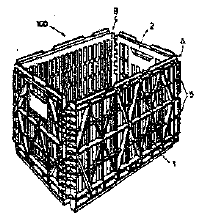 Imagen de la patente UNA CAJA PLEGABLE MEJORADA PARA TRANSPORTAR PRODUCTOS AGRICOLAS Y SIMILARES