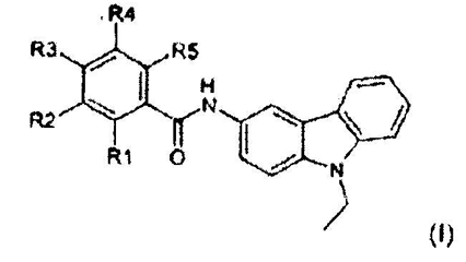 Imagen de la patente USO DE UN DERIVADO DE BENZOILO DE 3-AMINOCARBAZOL PARA EL TRATAMIENTO DE UN TRASTORNO ASOCIADO CON LA PRODUCCION DE PROSTAGLANDINA E2 (PGE2).