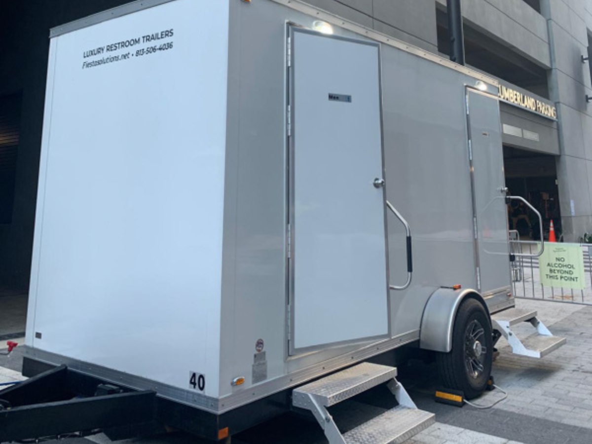 Mobile Bathroom Trailer Rental Tampa FL