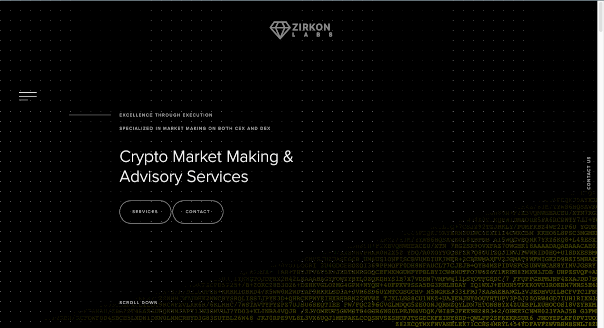 ZIRKON LABS crypto exchange