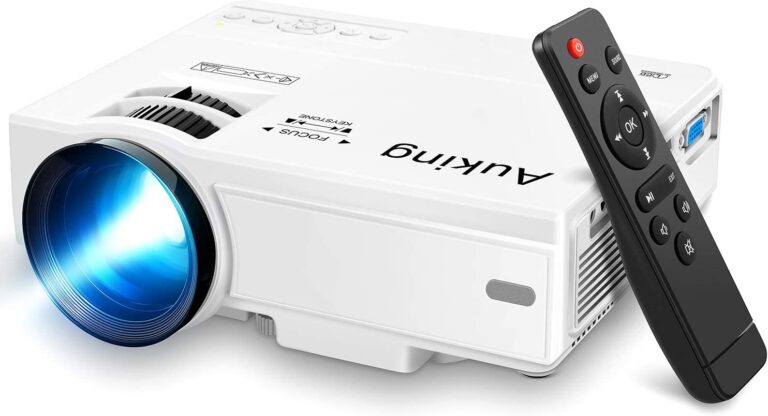 Lights, Camera, Action! Unleash the Movie Magic with the AuKing 2023 Upgraded Mini Projector 🎬🍿