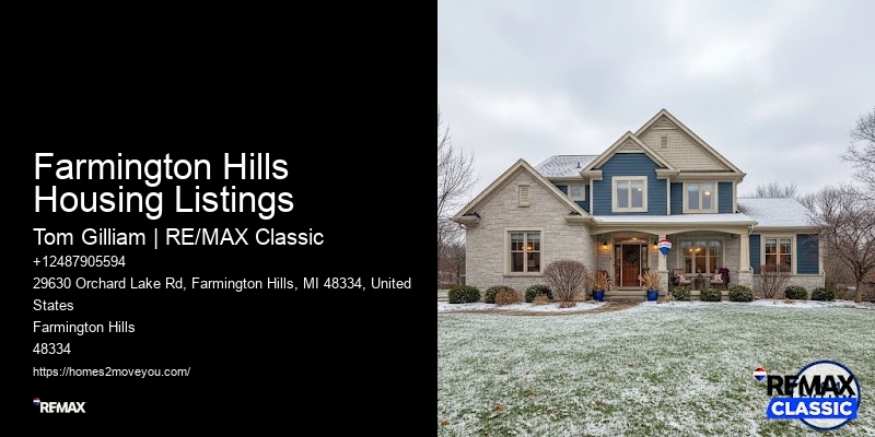 Farmington Hills Housing Listings