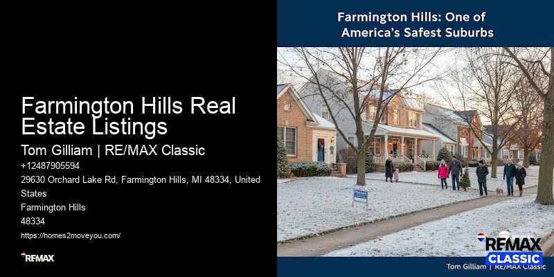 Farmington Hills Real Estate Listings
