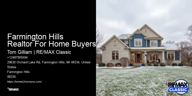 Farmington Hills Realtor For Home Buyers