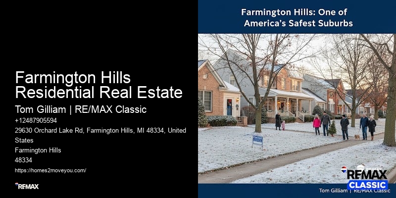 Farmington Hills Residential Real Estate