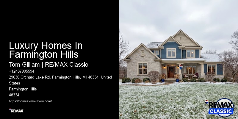 Luxury Homes In Farmington Hills