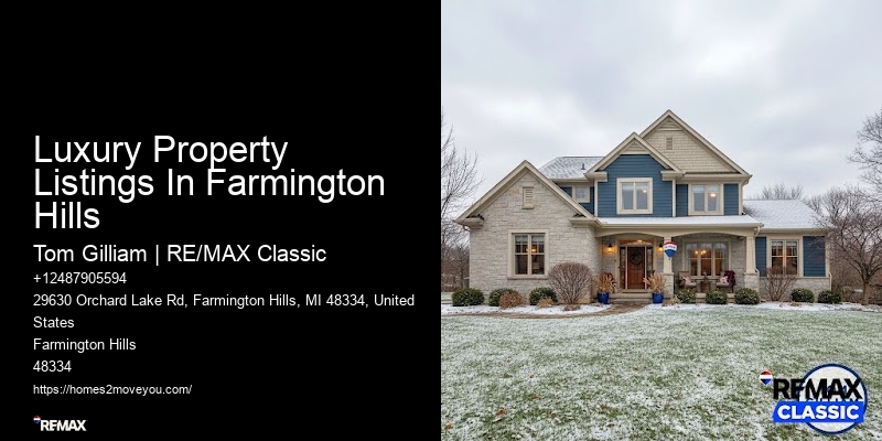 Luxury Property Listings In Farmington Hills