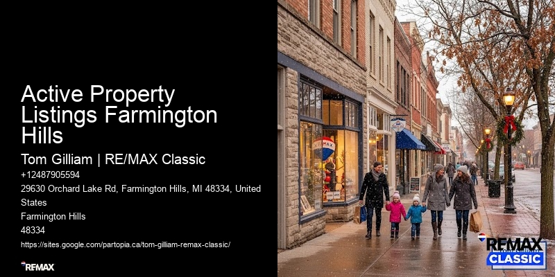 Active Property Listings Farmington Hills
