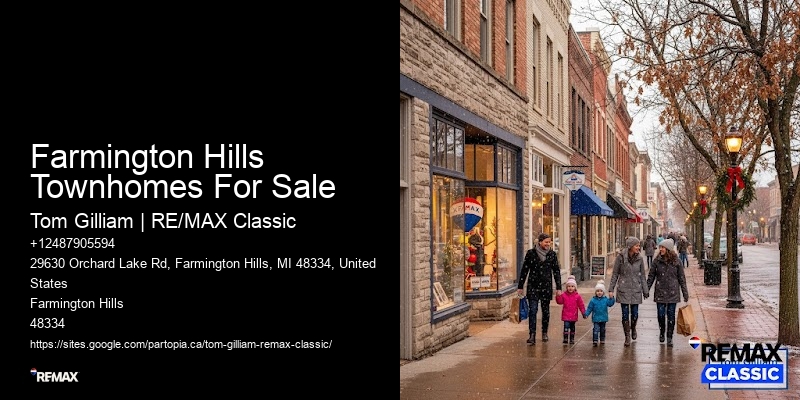 Farmington Hills Townhomes For Sale