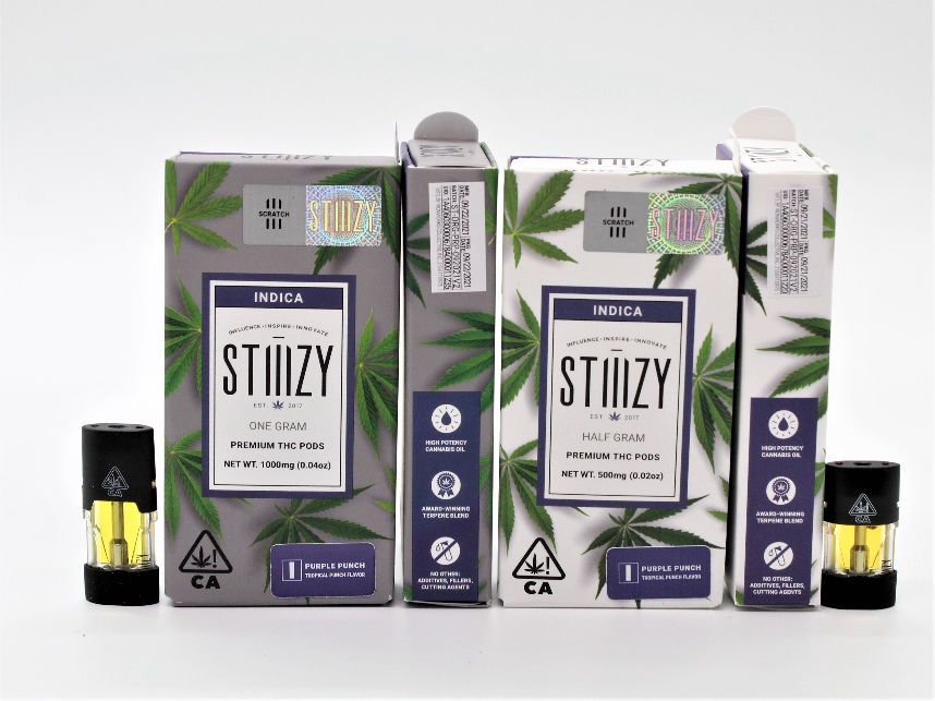 STIIIZY Premium THC Pods Vape Cartridge - California Cannabis Recall Details