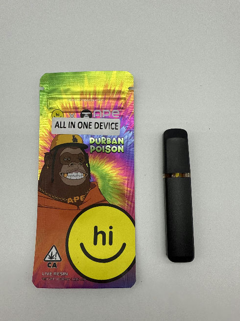 Ape Vape Cartridge and Integrated Vaporizer - Artisan Canna Cigars LLC  California Cannabis Recall Details