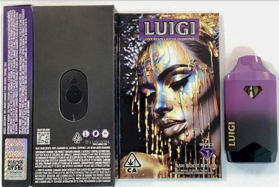 Luigi Integrated Vaporizer - Vampa Oil LLC California Cannabis Recall  Details