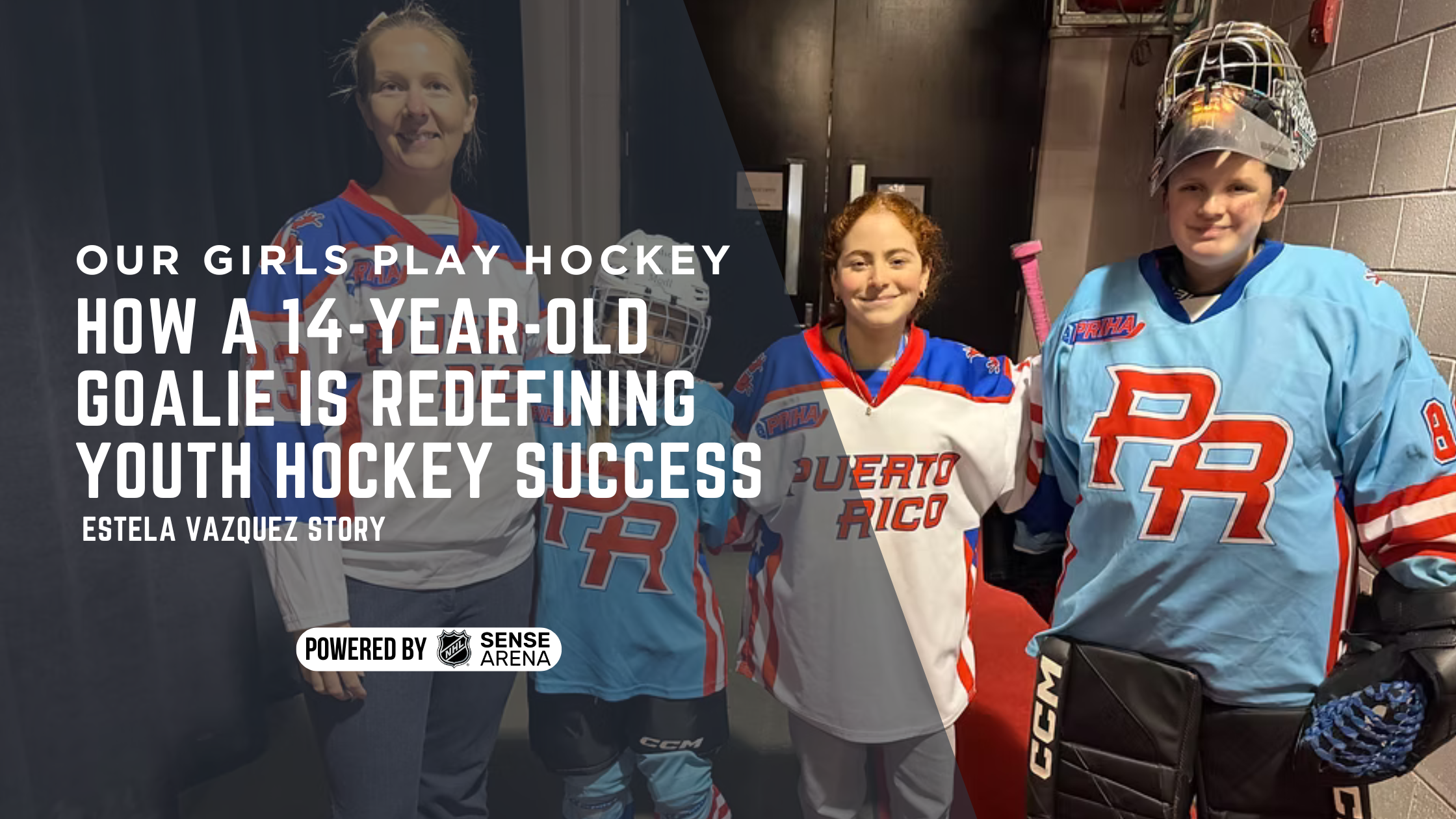 How a 14-Year-Old Goalie Is Redefining Youth Hockey Success | Estela Vazquez Story