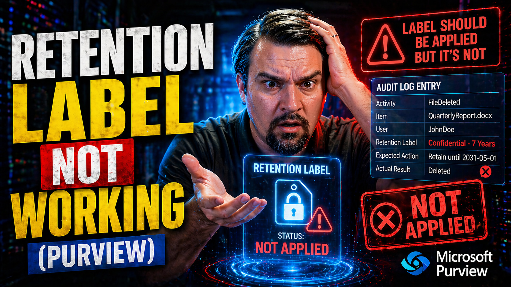 Retention Label Not Working in Microsoft 365: Troubleshooting and Solutions