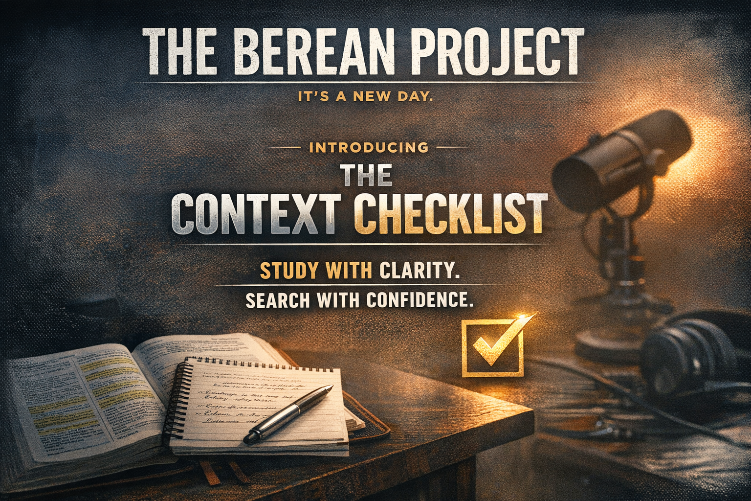 Introducing the Context Checklist Tool