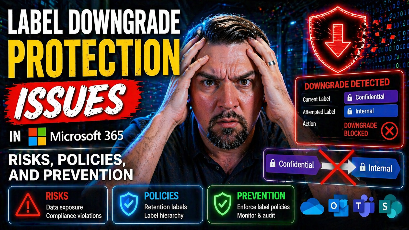 Label Downgrade Protection Issues in Microsoft 365: Risks, Policies, and Prevention