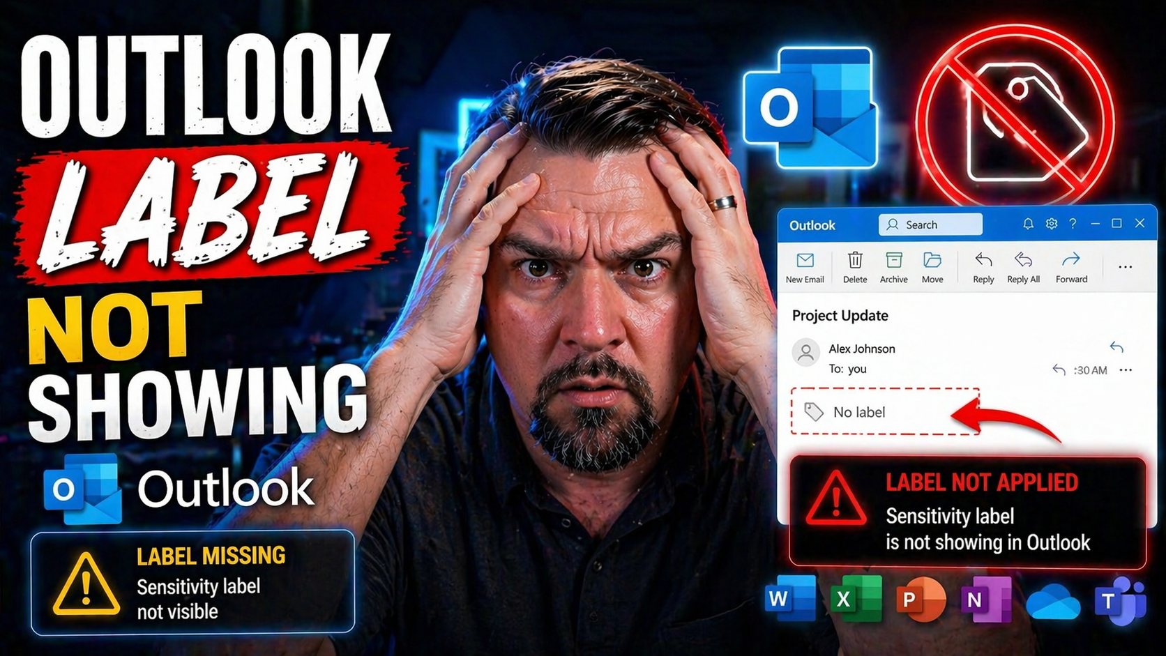 Outlook Label Not Showing: Troubleshooting Sensitivity Labels Missing in Microsoft 365