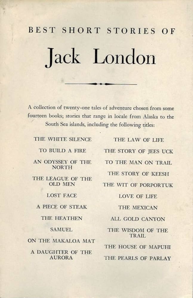 1001 Best of Jack London