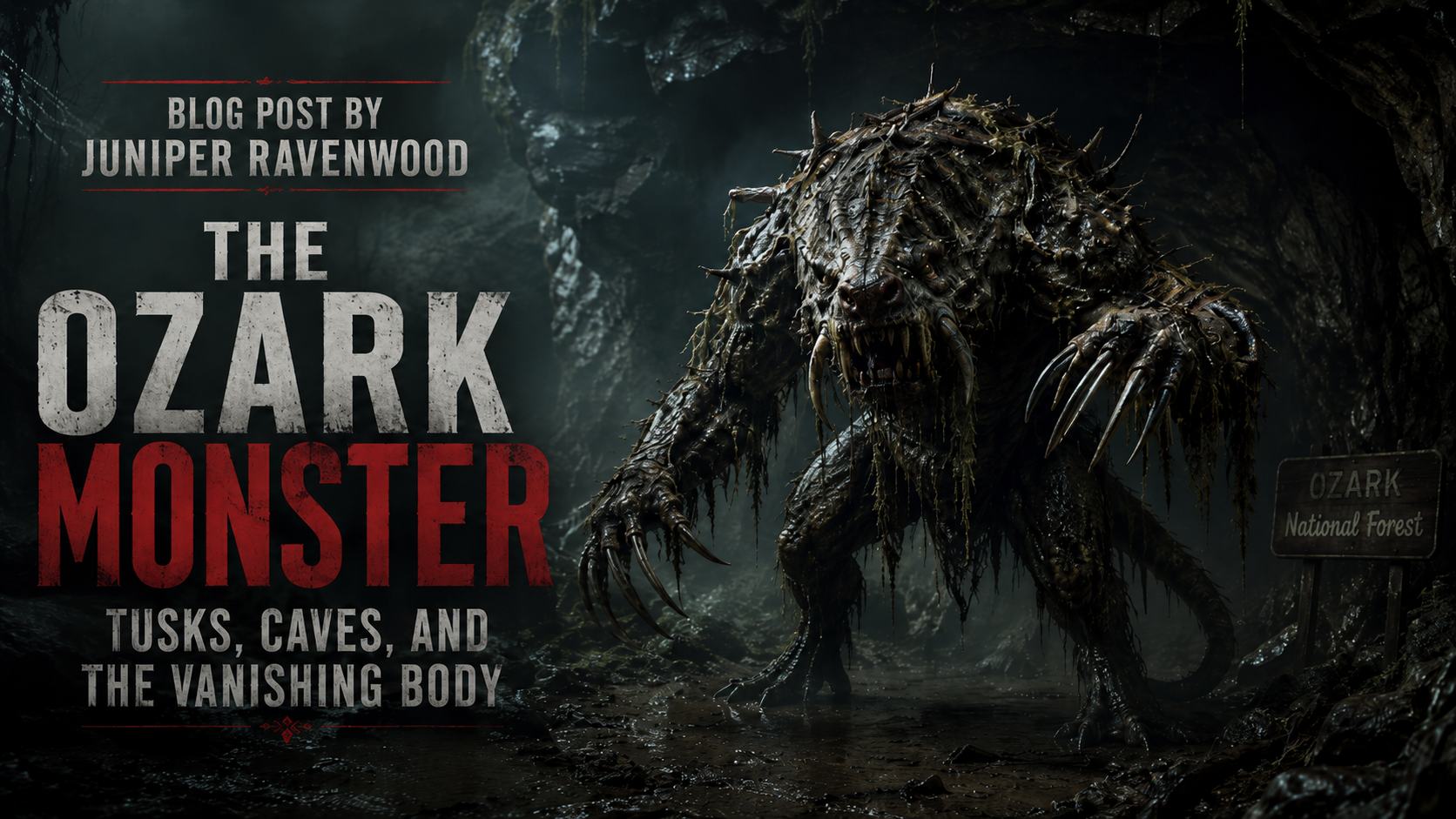 The Ozark Gowrow: The Tusked Cave Monster That Vanished Into Folklore