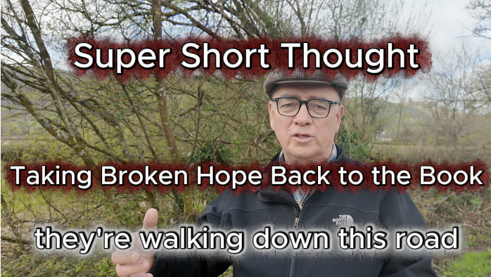 Super Short Thought Easter 2026  - Emmaus 3. Taking Broken Hope  Back to the Book