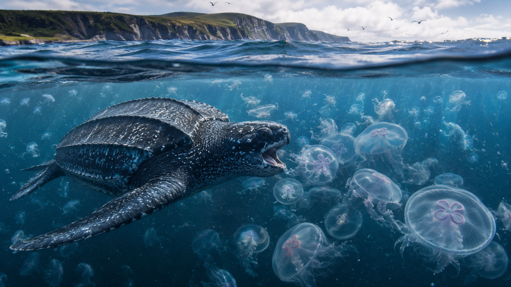 Why Leatherback Sea Turtles Travel to Canada