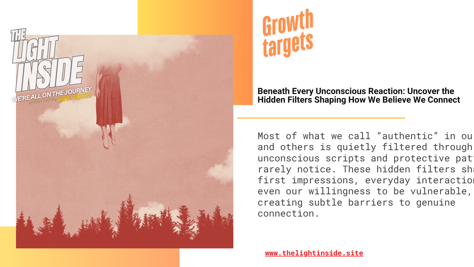 Beneath Every Unconscious Reaction: Uncover the Hidden Filters Shaping How We Believe We Connect
