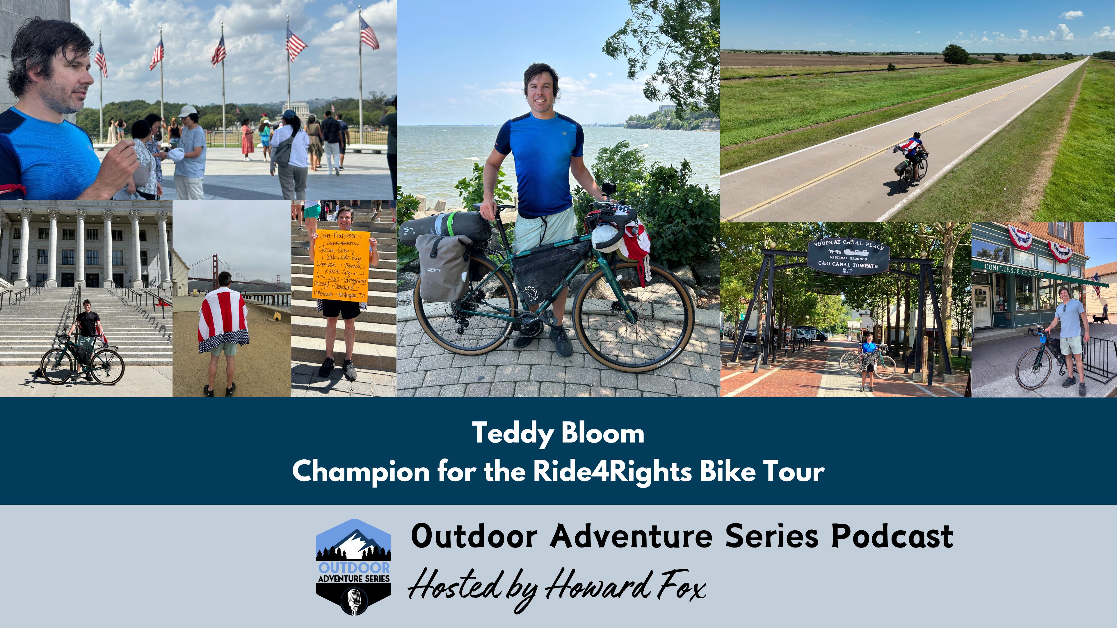 Adventure and Advocacy: Teddy Bloom's Inspiring Ride 4 Rights XC Bike Tour