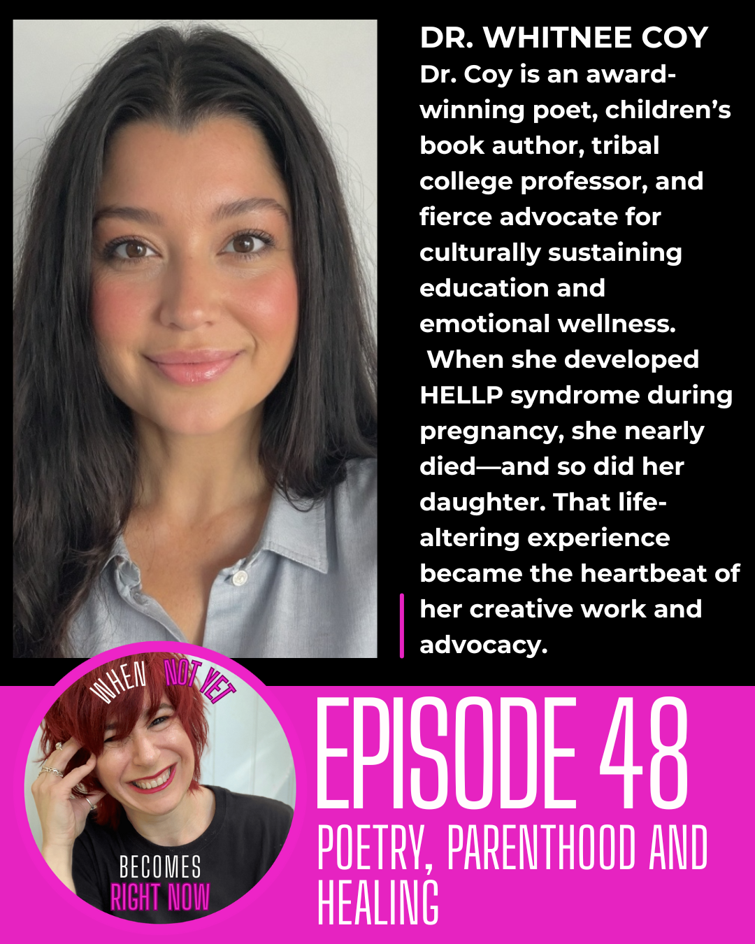 Navigating Motherhood, Poetry, and Healing with Dr. Whitnee Coy