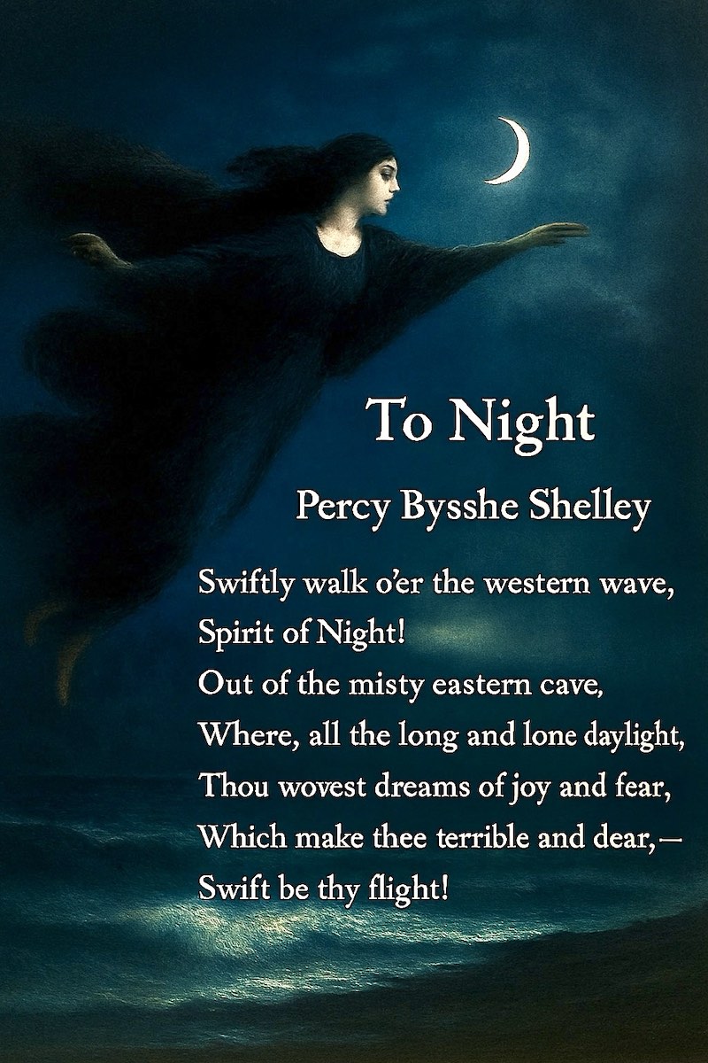 "To Night" (Excerpt) by Percy Bysshe Shelley