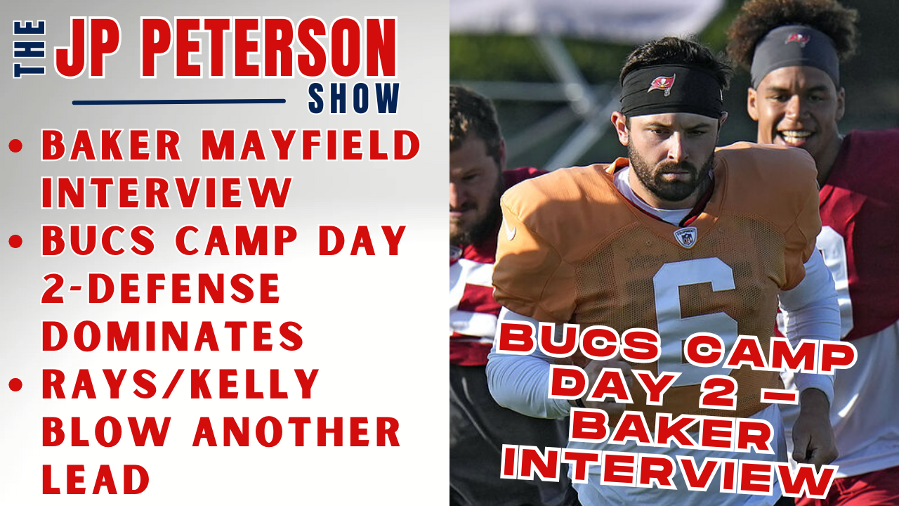 #Bucs QB Baker Mayfield Interview | #HulkHogan Dies! | #Rays / Kelly Blow Another Lead