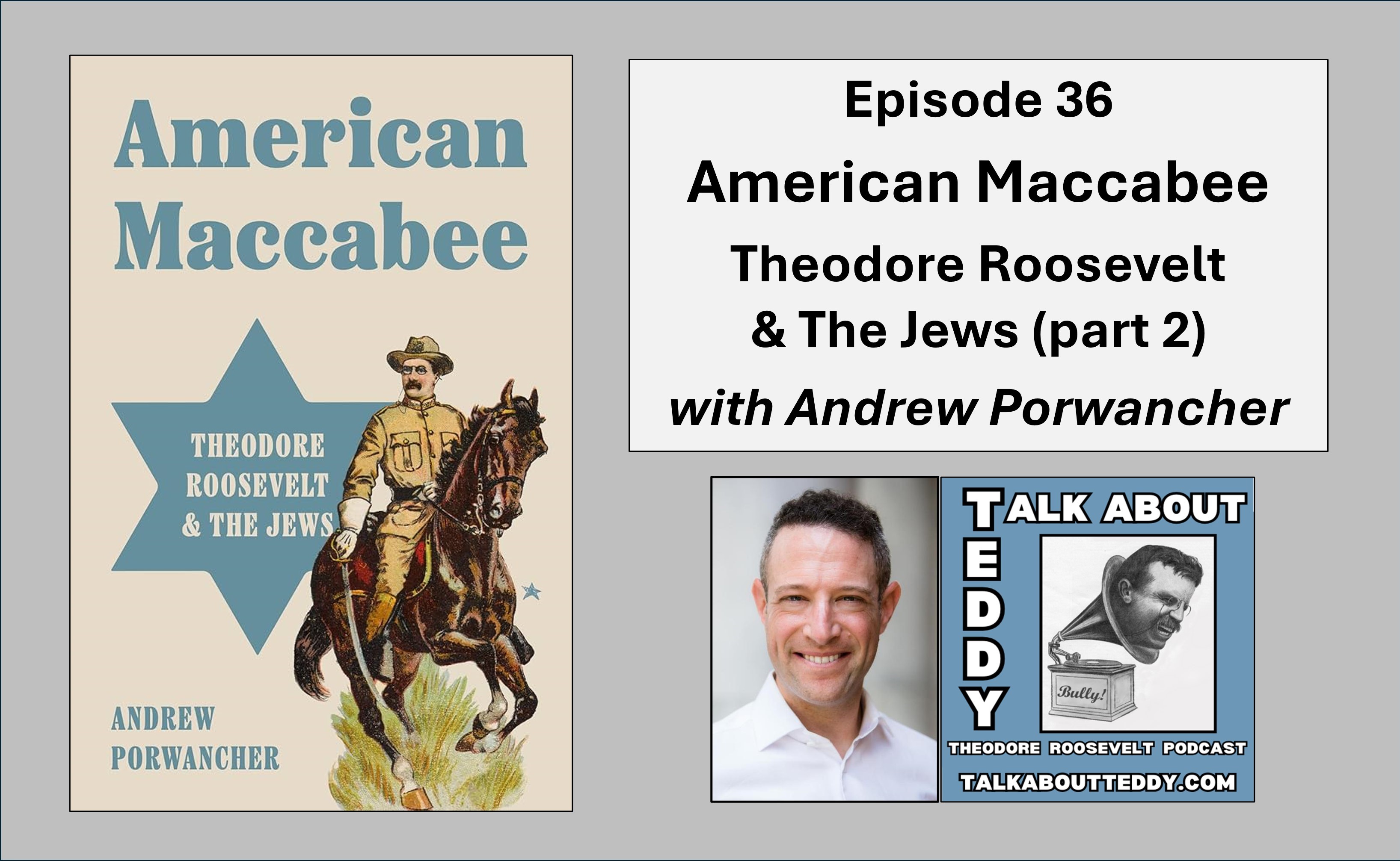 Episode 36 - American Maccabee: Theodore Roosevelt & the Jews with Andrew Porwancher (Part 2) Episode 36 - American Maccabee: Theodore Roosevelt & the Jews with Andrew Porwancher (Part 2)