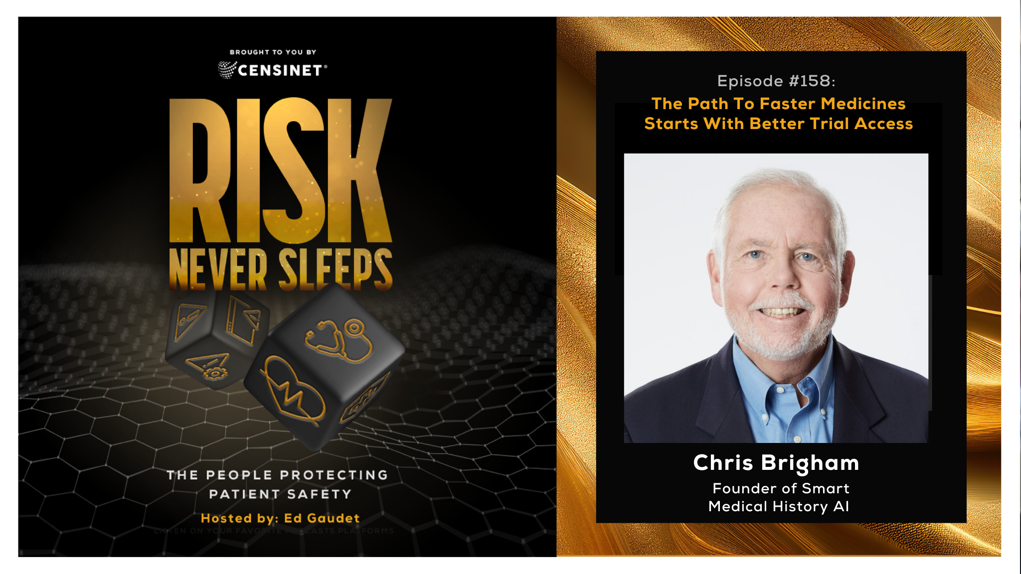 Episode #158. The Path To Faster Medicines Starts With Better Trial Access, with Chris Brigham, founder of Smart Medical History AI