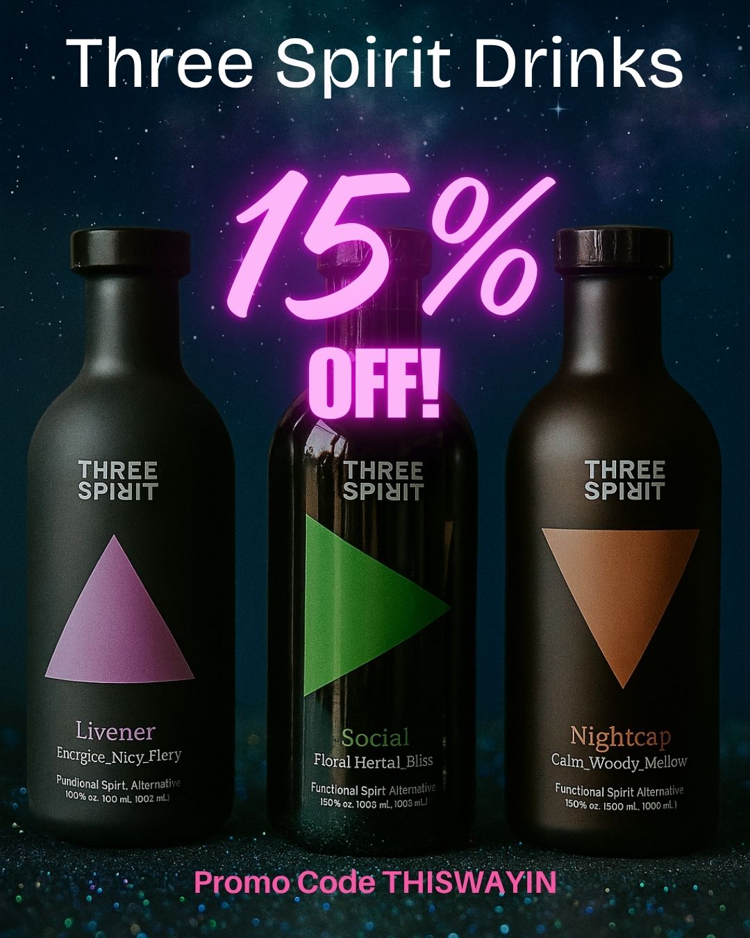 Three Spirit Drinks