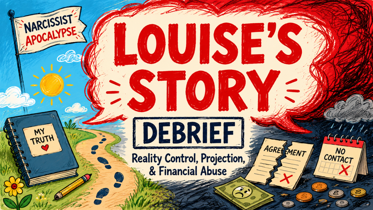 Debrief | Projection, Reality Control, & Financial Abuse in Louise W's Story Debrief | Projection, Reality Control, & Financial Abuse in Louise W's Story