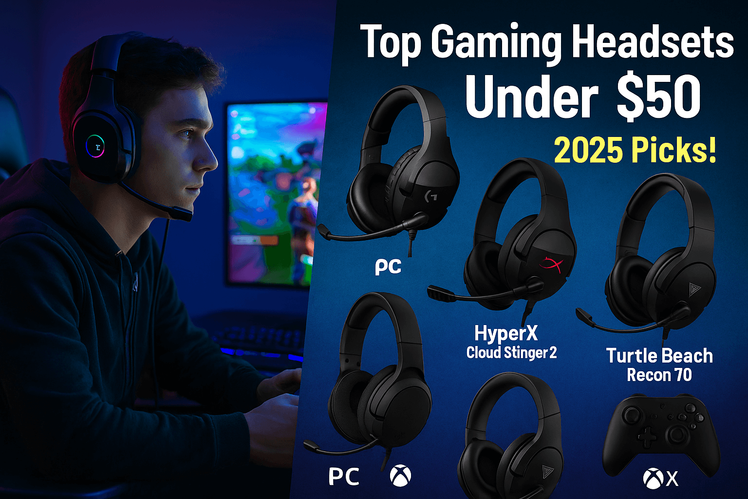 Best Gaming Headsets Under $50