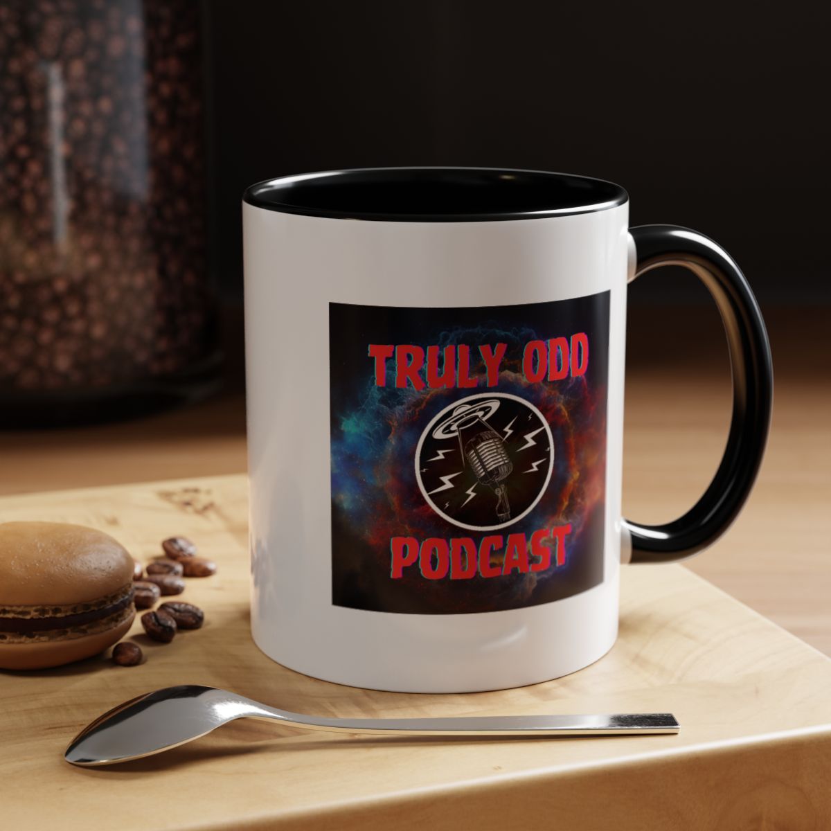 Truly Odd Podcast Accent Coffee Mug | Unique Gift for Podcast Lovers, Funny Quotes, 11oz & 15oz Sizes, Perfect for Birthdays, Ch