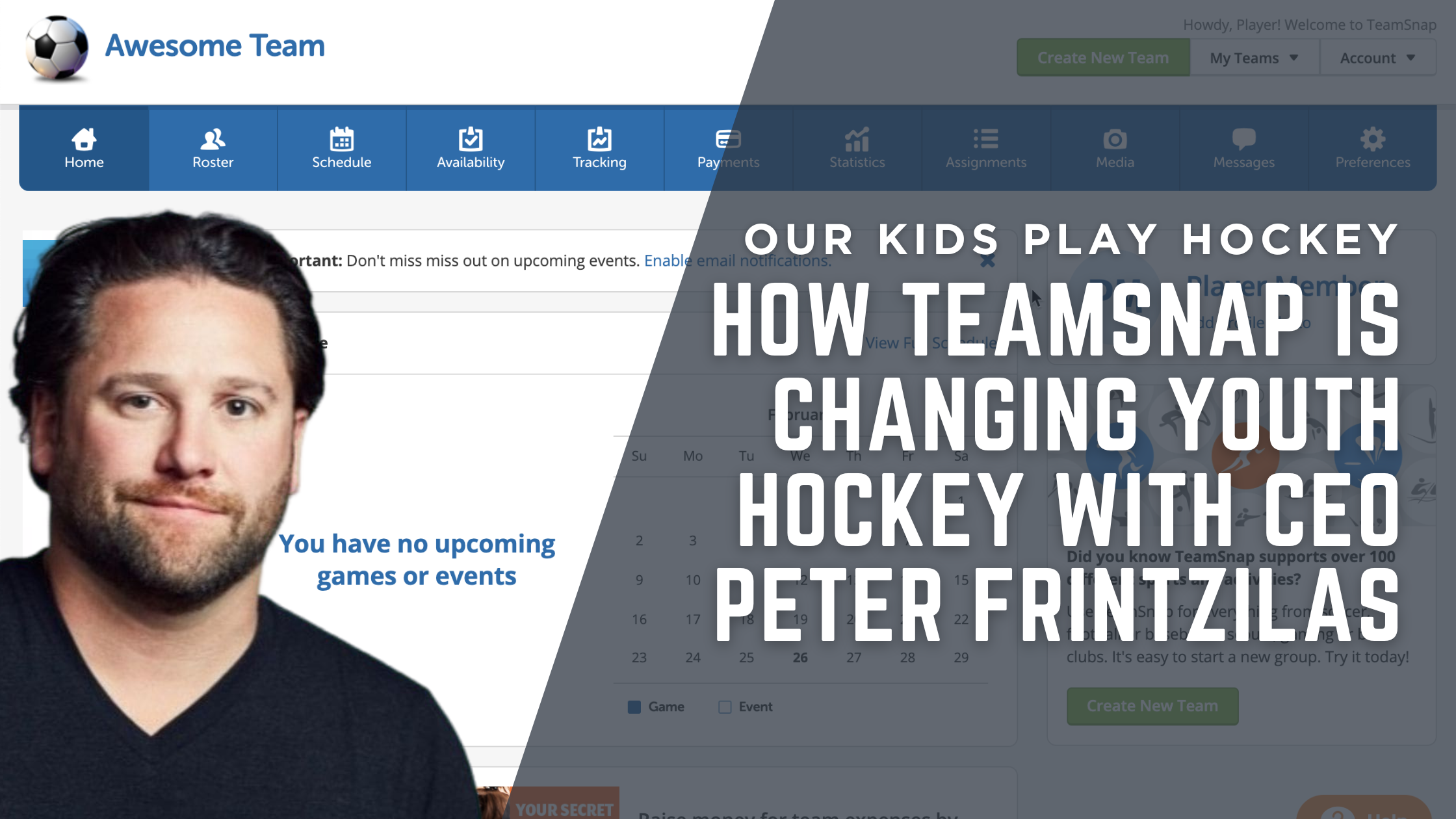 How TeamSnap Is Changing Youth Hockey with CEO Peter Frintzilas