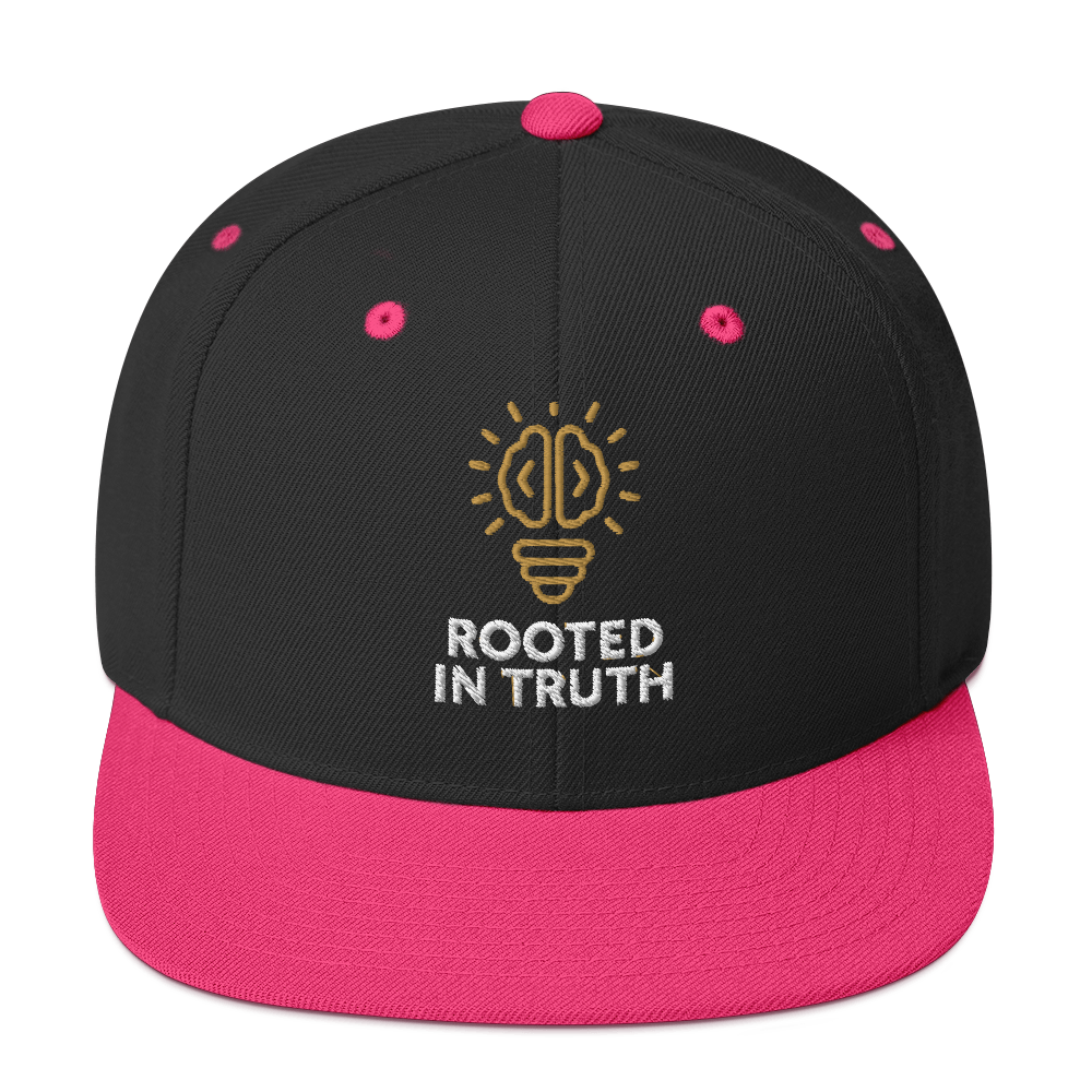 ROOTED IN TRUTH – Legacy Snapback Collection – Black/Pink