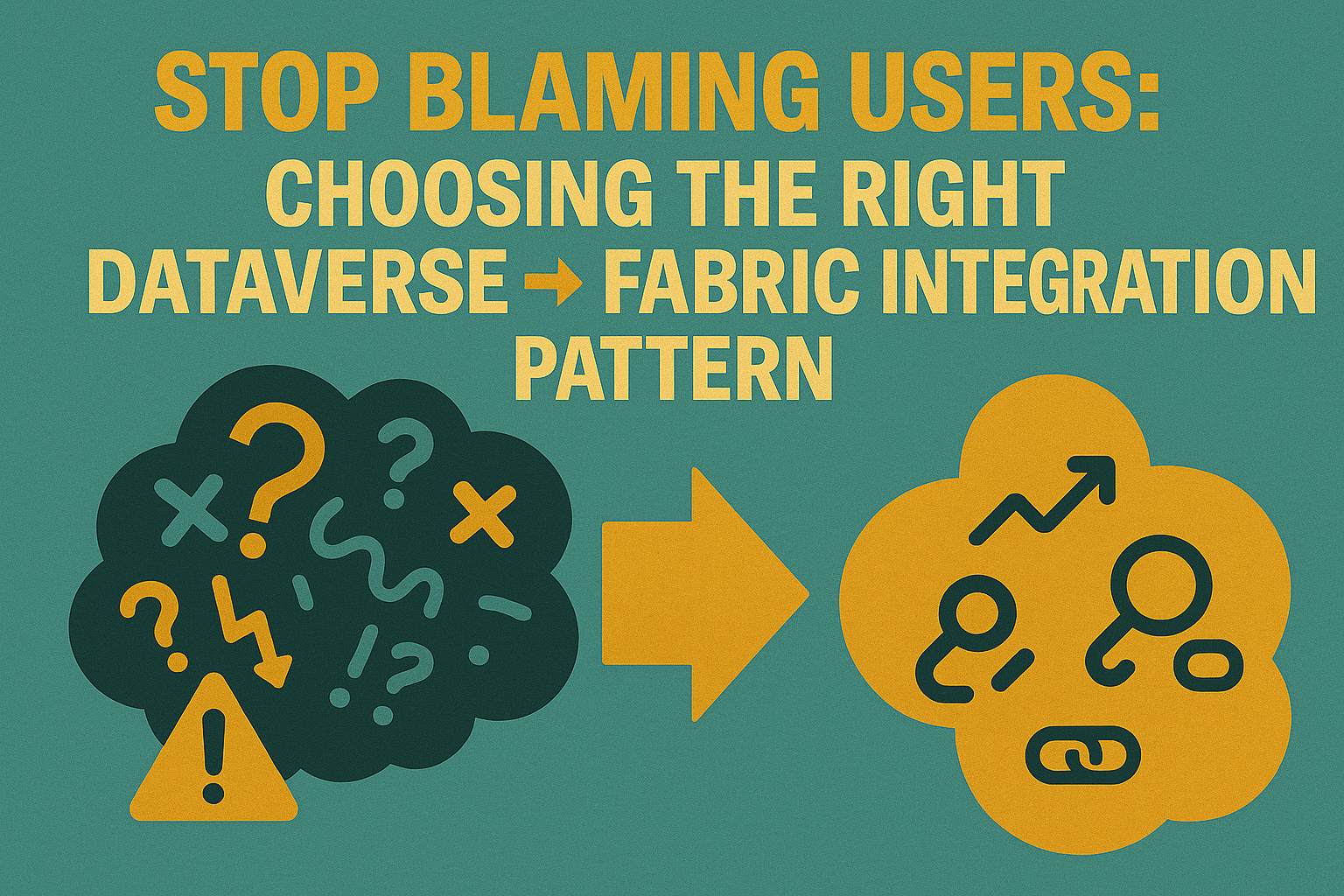 Stop Blaming Users: Choosing the Right Dataverse → Fabric Integration Pattern (Synapse Link, Dataflow Gen2, Link to Fabric)