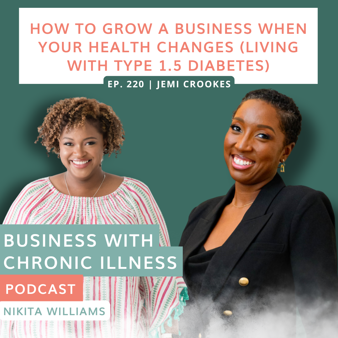 How to Grow a Business When Your Health Changes (Living with Type 1.5 Diabetes) | Jemi Crookes