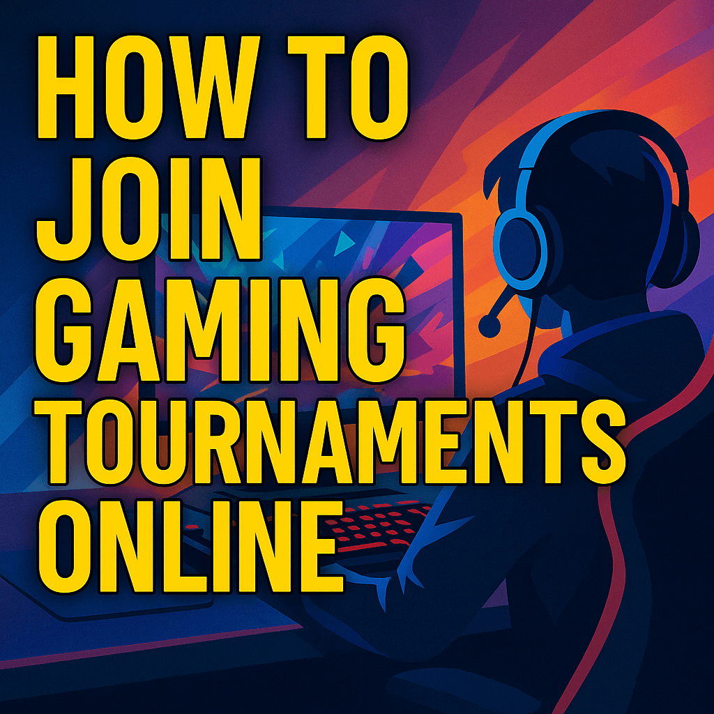 How to Join Gaming Tournaments Online