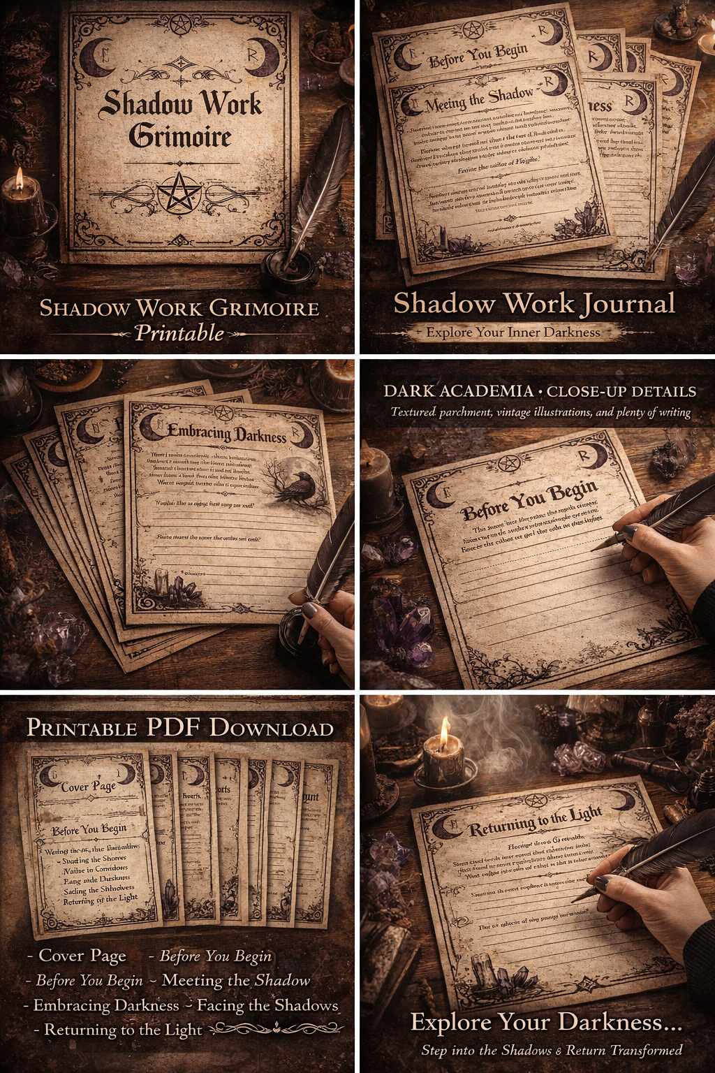 The Hollow Path: A Shadow Work Grimoire