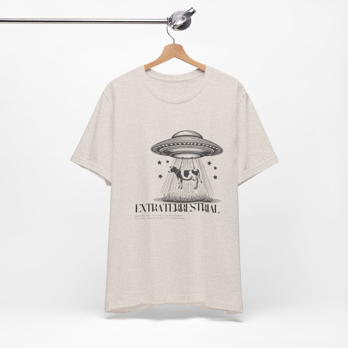 Cow-abunga! Funny Alien Shirt for UFO Enthusiasts, Galactic Style Unisex Tee